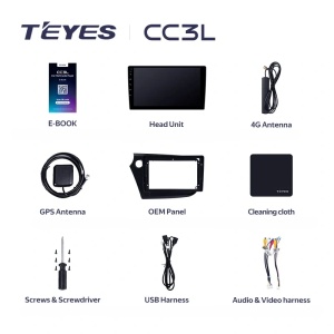 Navigatie Auto Teyes CC4 Honda Insight 2009-2014 6+128GB 9.5" QLED Octa-core 2.7Ghz, Android 4G Bluetooth 5.1 DSP - Img 4
