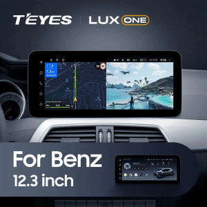 Navigatie Auto Teyes Lux One Mercedes-Benz M Class W166 2011-2019 NTG 4.5 6+128GB 12.3" IPS Octa-core 2Ghz, Android 4G Bluetooth 5.1 DSP - Img 2