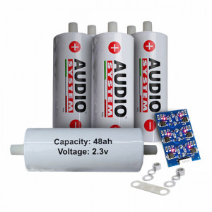 Pachet bank baterii LTO Audiosystem 6x 48Ah 2.3V, 5x Terminale, 1x BMS - Img 2