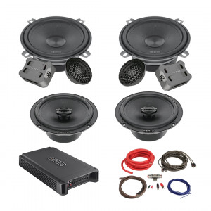 Pachet Difuzoare Auto cu amplificator Fiat Doblo 2 2009-2015 Hertz Cento 760 W - Img 1