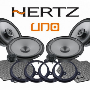 Pachet difuzoare auto Hertz Uno dedicat Nissan Qashqai, X-Trail (2013- 2020)