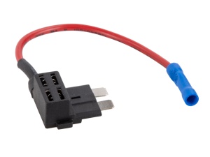 Soclu Siguranta ACV 30.3813-01 10A, cablu 1,5 mm² / 14 cm rosu