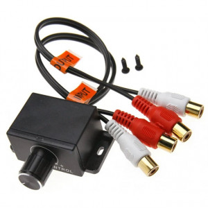 Telecomanda universala controller cu potentiometru reglare nivel semnal pentru amplificator subwoofer - Img 5