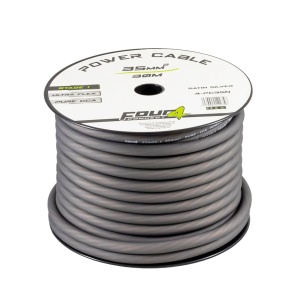 Cablu Alimentare FOUR Connect 4-PC35N STAGE1, 35 mm2, Satin Silver, Rola 30 M - Img 1