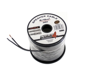 Cablu boxe Four Connect, 4-800231, Stage 2, Rola 30 M, 2 x 0.75 mm2, OFC