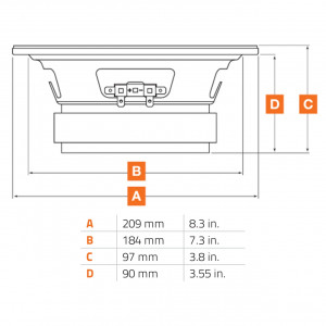 Difuzoare auto Hertz SPL Show SV 200.1, set component, 200mm, 200W RMS, 4Ω, set 2 difuzoare - Img 3