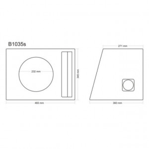 Incinta subwoofer universala, 250 mm, 35L - COD B1035s - Img 4