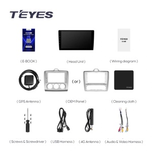 Navigatie Auto cu Asistenta AI Teyes CC4 PRO Ford Focus 2 2005-2010 8+128GB 9.5" QLED, Android 13, 5G, 7.1 DSP, CarPlay - Img 11