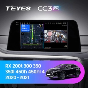 Navigatie Auto cu Asistenta AI Teyes CC4 PRO Lexus RX 2015-2022 8+128GB 10.36" QLED, Android 13, 5G, 7.1 DSP, CarPlay - Img 2