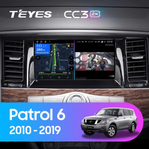 Navigatie Auto Teyes CC3 2K 360° Nissan Patrol Y62 2010-2020 6+128GB 9.5" QLED Octa-core 2Ghz, Android 4G Bluetooth 5.1 DSP - Img 2