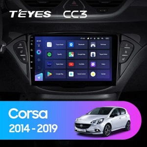 Navigatie Auto Teyes CC3 2K 360° Opel Corsa E 2014-2019 6+128GB 9.5" QLED Octa-core 2Ghz, Android 4G Bluetooth 5.1 DSP - Img 2