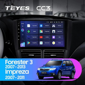 Navigatie Auto Teyes CC3 2K 360° Subaru Forester 3 2007-2013 6+128GB 9.5" QLED Octa-core 2Ghz, Android 4G Bluetooth 5.1 DSP - Img 2