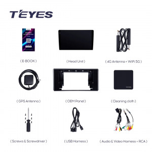 Navigatie Auto Teyes CC3 2K 360° Toyota Land Cruiser 12 J300 2021-2023 6+128GB 9.5" QLED Octa-core 2Ghz, Android 4G Bluetooth 5.1 DSP - Img 6