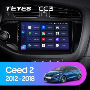 Navigatie Auto Teyes CC3 2K 360 Kia Ceed 2 2012-2018 6+128GB 9.5" QLED Octa-core 2Ghz Android 4G Bluetooth 5.1 DSP - Img 2