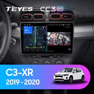 Navigatie Auto Teyes CC3 2K Citroen C3 XR 2019-2020 4+64GB 10.36" QLED Octa-core 2Ghz, Android 4G Bluetooth 5.1 DSP - Img 2