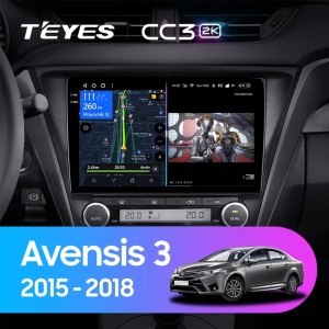 Navigatie Auto Teyes CC3 2K Toyota Avensis 3 2015-2018 4+64GB 10.36" QLED Octa-core 2Ghz, Android 4G Bluetooth 5.1 DSP - Img 2