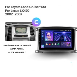 Navigatie Auto Teyes CC3 2K Toyota Land Cruiser LC J100 2002-2007 4+64GB 10.36" QLED Octa-core 2Ghz, Android 4G Bluetooth 5.1 DSP - Img 7