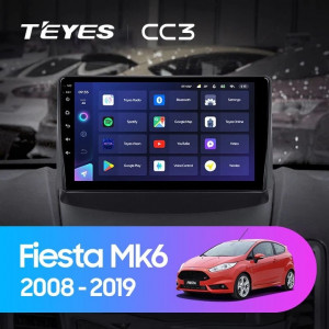 Navigatie Auto Teyes CC3 360 Ford Fiesta 6 2008-2019 6+128GB 9" QLED Octa-core 1.8Ghz Android 4G Bluetooth 5.1 DSP - Img 2