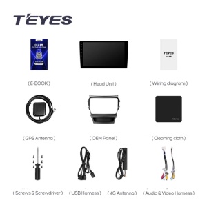 Navigatie Auto Teyes CC3 Hyundai Santa Fe 3 2013-2018 4+32GB 9" QLED Octa-core 1.8Ghz Android 4G Bluetooth 5.1 DSP - Img 11
