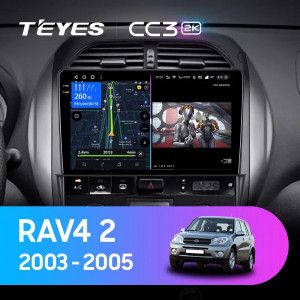 Navigatie Auto Teyes CC3L Toyota RAV4 2 XA20 2003-2005 4+32GB 9" IPS Octa-core 1.6Ghz, Android 4G Bluetooth 5.1 DSP - Img 3