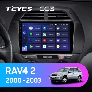Navigatie Auto Teyes CC4L Toyota RAV4 2 XA20 2000-2003 6+64GB 9" QLED Qualcomm 2Ghz, Android 4G Bluetooth 5.1 DSP - Img 2