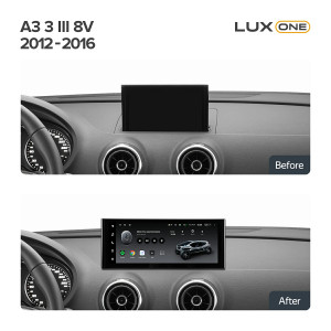 Navigatie Auto Teyes Lux One Audi A3 8V 2013-2020 6+128GB 12.3" IPS Octa-Core 2.0 GHz Android 4G DSP Bluetooth 5.1 - Img 3