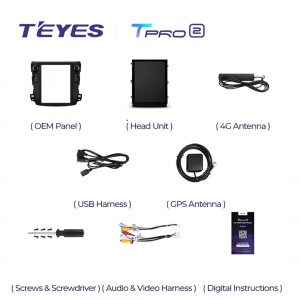 Navigatie Auto Teyes Tip Tesla TPRO 2 Mitsubishi Outlander 2 2007-2013 3+32GB 9.7" QLED Octa-core 1.8Ghz, Android 4G Bluetooth 5.1 DSP - Img 6