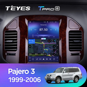 Navigatie Auto Teyes Tip Tesla TPRO 2 Mitsubishi Pajero 3 V70 V60 1999-2006 4+64GB 9.7" QLED Octa-core 1.8Ghz, Android 4G Bluetooth 5.1 DSP - Img 5