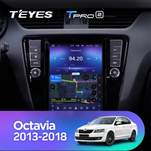 Navigatie Auto Teyes Tip Tesla TPRO 2 Skoda Octavia 3 2013-2018 3+32GB 9.7" QLED Octa-core 1.8Ghz, Android 4G Bluetooth 5.1 DSP - Img 3