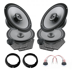 Pachet difuzoare auto Hertz Uno dedicat Audi A2 2000-2005, RMS 75 W - Img 2