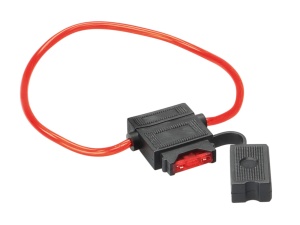 Soclu Siguranta ACV 30.3803-01 10A, cablu 1,5 mm² / 30 cm rosu