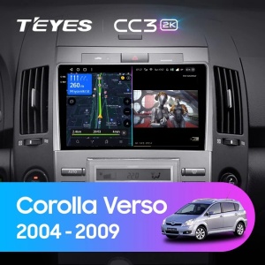 Navigatie Auto cu Asistenta AI Teyes CC4 PRO Toyota Verso 2004-2009 8+128GB 9.5" QLED, Android 13, 5G, 7.1 DSP, CarPlay
