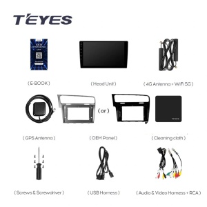 Navigatie Auto MOSS M3 Volkswagen Golf 7 2012-2020 4+32GB 10" QLED Octa-core 2Ghz, Android 4G Bluetooth 5.1 DSP - Img 7