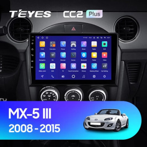 Navigatie Auto Teyes CC3 2K 360° Mazda MX-5 III NC 2008-2015 6+128GB 9.5" QLED Octa-core 2Ghz, Android 4G Bluetooth 5.1 DSP - Img 2