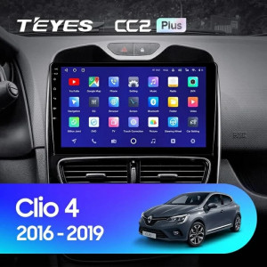 Navigatie Auto Teyes CC3 2K 360° Renault Clio 4 2016-2019 6+128GB 10.36" QLED Octa-core 2Ghz, Android 4G Bluetooth 5.1 DSP - Img 3