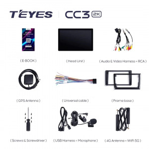 Navigatie Auto Teyes CC3 2K 4+32GB 11" QLED Octa-core 2Ghz Android 4G Bluetooth 5.1 DSP - Img 5