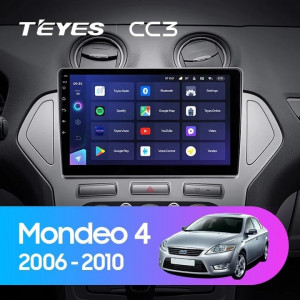 Navigatie Auto Teyes CC3 2K Ford Mondeo 3 2007-2014 4+64GB 10.36" QLED Octa-core 2Ghz Android 4G Bluetooth 5.1 DSP - Img 2