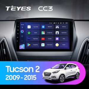 Navigatie Auto Teyes CC3 2K Hyundai Tucson 2 2009-2015 4+64GB 9.5" QLED Octa-core 2Ghz, Android 4G Bluetooth 5.1 DSP - Img 2