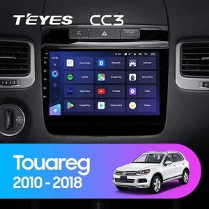 Navigatie Auto Teyes CC3 2K Volkswagen Touareg 2 2010-2018 4+64GB 9.5" QLED Octa-core 2Ghz, Android 4G Bluetooth 5.1 DSP - Img 2