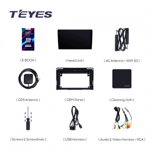 Navigatie Auto Teyes CC3 2K Volkswagen Transporter T5 2003-2015 4+32GB 9.5" QLED Octa-core 2Ghz, Android 4G Bluetooth 5.1 DSP - Img 8