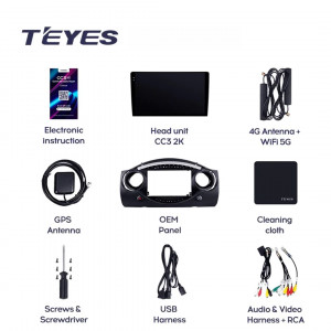 Navigatie Auto Teyes CC3 MINI 2000-2006 6+128GB 9" QLED Octa-core 1.8Ghz, Android 4G Bluetooth 5.1 DSP - Img 8