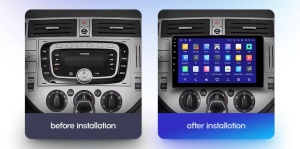 Navigatie Auto Teyes CC3 Split Ford C-Max 2004-2010 4+32GB 9" QLED Octa-core 1.8Ghz, Android 4G Bluetooth 5.1 DSP - Img 3