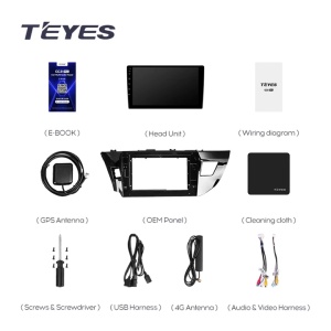 Navigatie Auto Teyes CC3 Toyota Corolla 11 2012-2016 4+32GB 10.2" QLED Octa-core 1.8Ghz Android 4G Bluetooth 5.1 DSP - Img 9