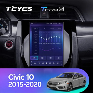 Navigatie Auto Teyes Tip Tesla TPRO 2 Honda Civic 10 2015-2020 3+32GB 9.7" QLED Octa-core 1.8Ghz, Android 4G Bluetooth 5.1 DSP - Img 4