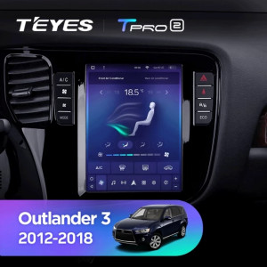 Navigatie Auto Teyes Tip Tesla TPRO 2 Mitsubishi Outlander 3 2013-2018 3+32GB 9.7" QLED Octa-core 1.8Ghz, Android 4G Bluetooth 5.1 DSP - Img 3