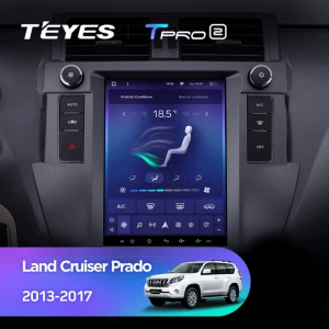 Navigatie Auto Teyes Tip Tesla TPRO 2 Toyota Land Cruiser Prado J150 2013-2017 3+32GB 9.7" QLED Octa-core 1.8Ghz, Android 4G Bluetooth 5.1 DSP - Img 5