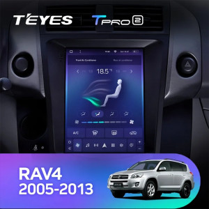 Navigatie Auto Teyes Tip Tesla TPRO 2 Toyota RAV4 XA30 2005-2013 3+32GB 9.7" QLED Octa-core 1.8Ghz, Android 4G Bluetooth 5.1 DSP - Img 4
