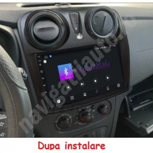 NAVIGATIE PH3000 ANDROID 10.0 4GB RAM 64GB ROM WIFI USB GPS 4G QLED Carplay PENTRU DACIA RENAULT - Img 3