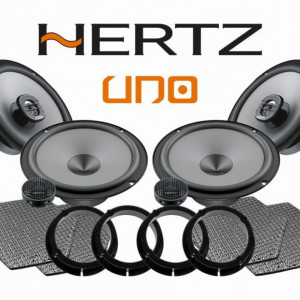 Pachet difuzoare auto Hertz Uno dedicat Volkswagen Passat, Bora (1998 - 2005)
