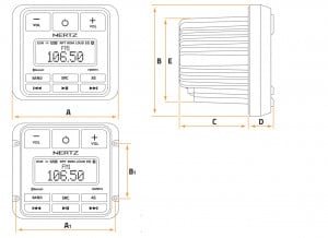 Player digital Marine Hertz HMR 15D - Img 5
